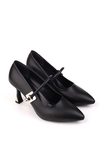 Papuçsepeti Papuç Sepeti 4771 Pantofi Confortabili De Damă Cu Toc De 7,5 Cm
