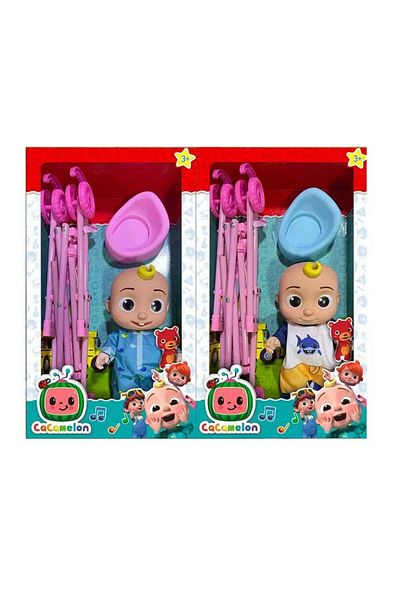 Toy Box Treasures Cocomelon Doll Stroller Set