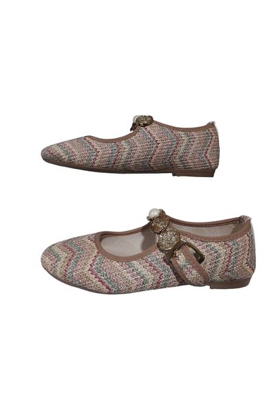 CEYLANLAR Daily Women's Ballerinas Adjustable Buckle Lightweight Comfortable Shoes