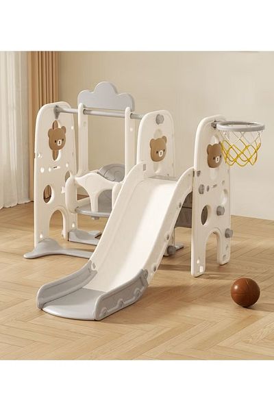 FULLJOY Slide with swing and basketball 3*1