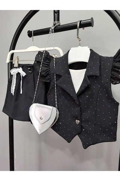 Amur Girl's Suit Shorts and Vest