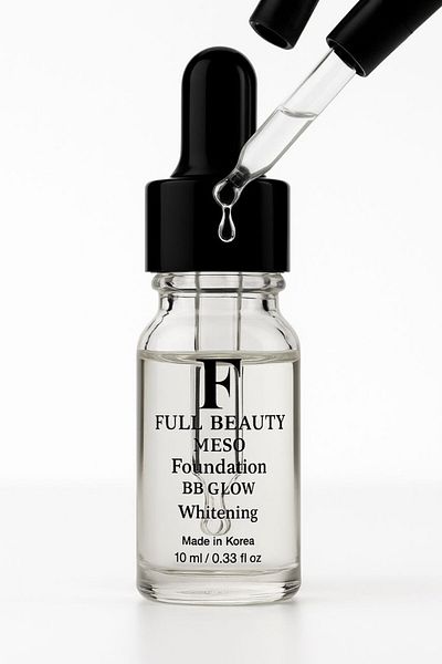 Full Beauty Bb Glow Foundation – Camo 1, 2, 3 Options - Brightening Effect for Lasting Makeup – Professional, 10 ml