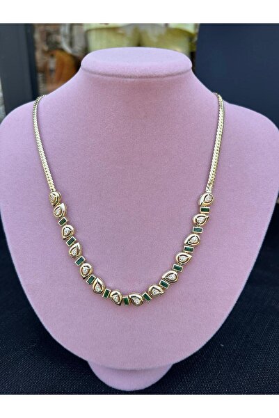 DOLCE QUEEN قلادة نسائية بتصميم Melis Göral من حجر الباجيت