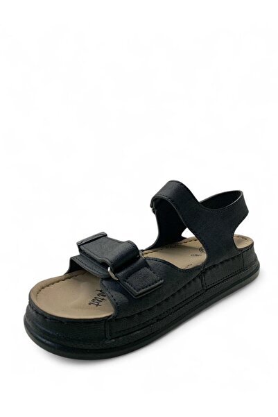 Tuğba Ortopedi 14825 Young Black Sandals
