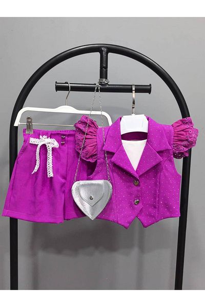 Amur Girl's Suit Shorts and Vest
