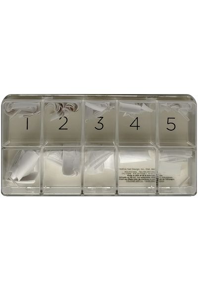CND Professional Performance Nail Tips White Color, 360 pcs