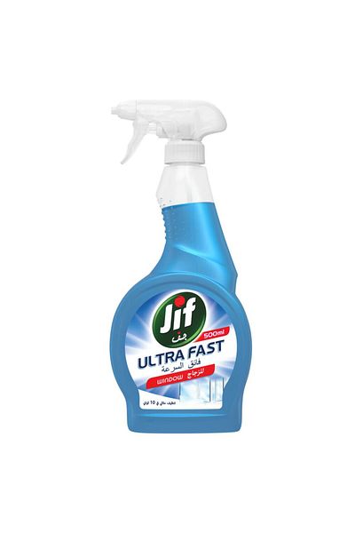Jif Ultra Fast Glass Cleaner Spray For Window 500 ml