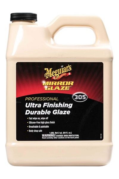 Meguiars Ultra Fine Meguiar's Ultra Finishing Durable Glaze Polish Paste, M305, 1.89 L