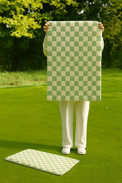 EUROBANO Chess 2-Piece Bath Mat Non-Slip Base 80X50 40X50
