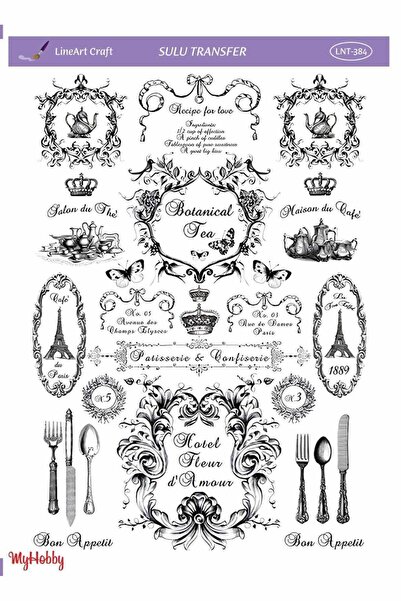 LİNEART Lineart Sulu Transfer 25x35cm No:LNT384