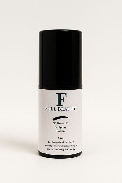 Full Beauty Brow Lift Eyebrow Lamination Solution Types - N1 Smoothing, N2 Fixing, N3 Maintenance Options
