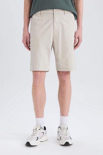 DeFacto 100% Cotton Regular Fit Bermuda Shorts E1716Ax25Sm