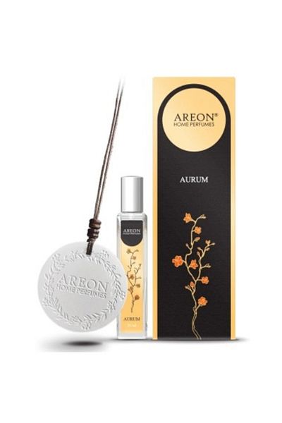 Areon Home Perfumes Ceramic Disc Aurum Car Air Freshener, 20 ml