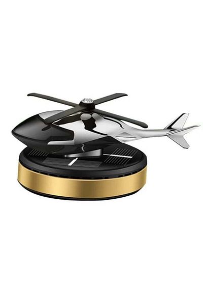 Generic Solar-Powered Aromatherapy Car Decoration in Helicopter Shape