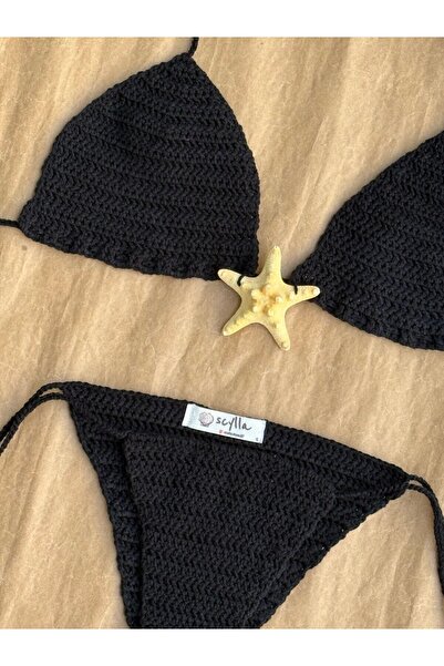 scyllastore Σετ μπικίνι Starla χειροποίητο με φυσικό πλέγμα αστερίας θάλασσας