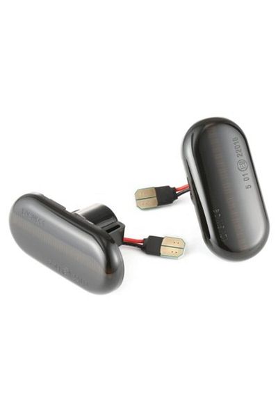Opel Set de 2 semnalizatoare LED pentru aripi cu sticlă fumurie pentru Opel Movano, Vivaro