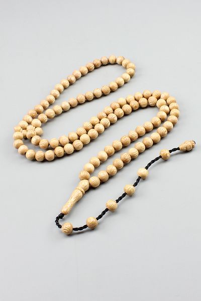 isfahantakı Magnificent Pattern 7mm Plane Tree Handwork 99 Lugs Prayer Rosary