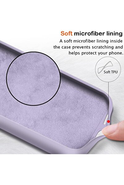 Xiaomi Carcasă compatibilă cu Redmi 9AT, fabricată din silicon catifelat cu protecție pentru cameră - Violet