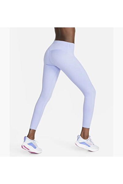 Nike Women's Cropped Training Legging Purple tayt