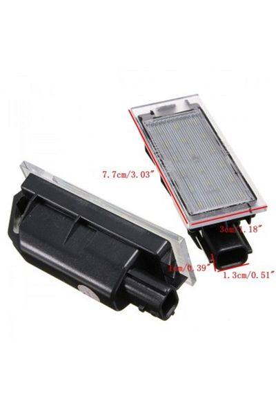 Smart Set becuri LED pentru numere de bară Smart Forfour 453, Fortwo 453