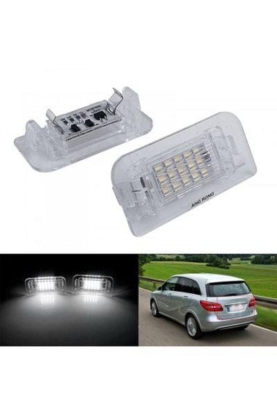 Hartan Mercedes-Benz Set de 2 lumini LED pentru plăcuța de înmatriculare Mercedes-Benz Clasa B W242, W246 2011-2019