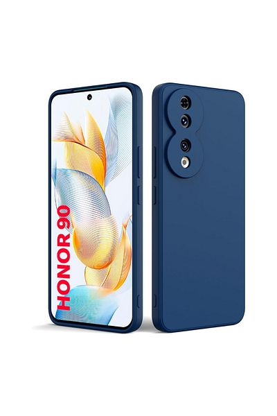 OEM Husă din silicon pentru Honor 90 cu protecție pentru cameră - Albastră