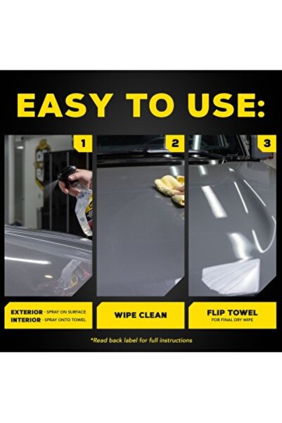 Meguiars Meguiar's Paint Dash & Glass Inside & Out Detailer Σπρέι Γρήγορου Καθαρισμού με Υδρόφοβη Πίεση, 473 ml