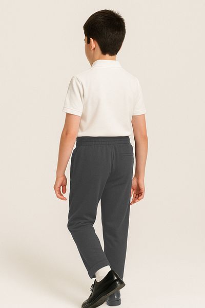 BARLİZ Children's Comfortable Casual School Pants with Tie Waist