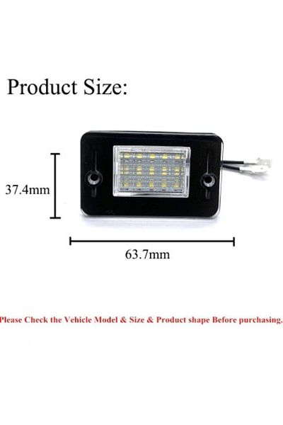 Land Rover Set de 2 lumini LED pentru plăcuța de înmatriculare Land Rover Discovery 1 și 2 1994-2004