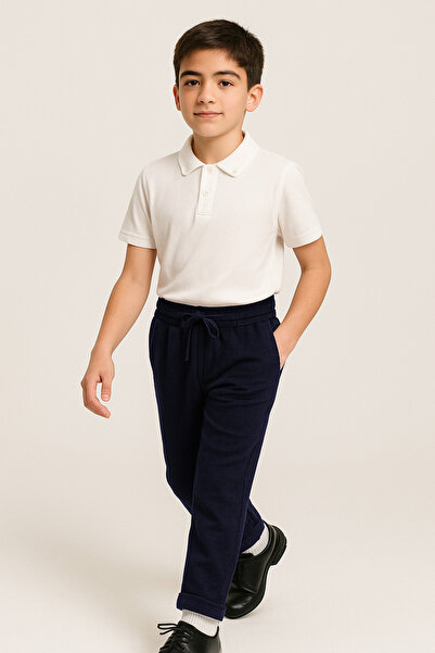 BARLİZ Dečije udobne školske pantalone za svakodnevnu upotrebu struka