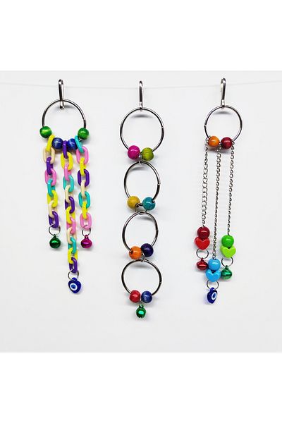 aliceshop 3-Piece Bell Pendant Toy