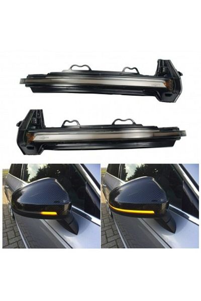 Xenon Bright Set de 2 semnalizatoare LED dinamice pentru oglinzi Audi A4 B9 2016-2019