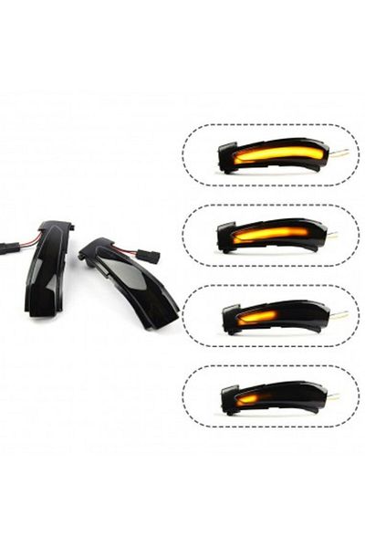 Peugeot Set de 2 semnalizatoare LED oglindă dinamică Peugeot 508, 508 SW
