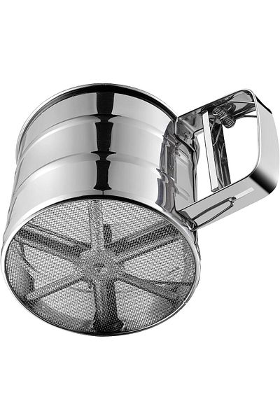 STOREMAX Jvnnastore Stainless Steel Trigger Flour Sieving Apparatus, Flour Sieve, Flour Sieving Machine |   Automatic Stainless Steel