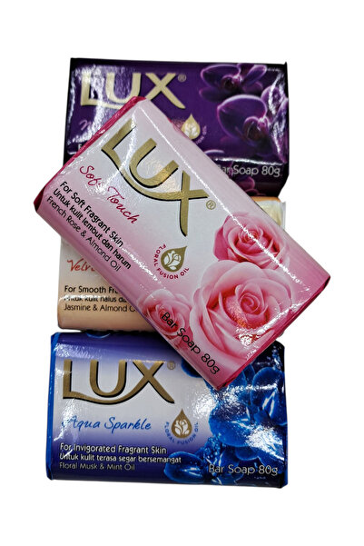 LUX 6 قطع من صابون التجميل الفاخر لليدين والوجه