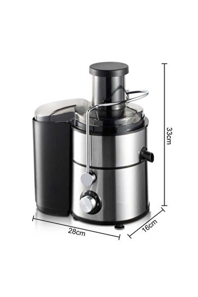 Generic Centrifugal Juicer with Pulp Container, 75MM Wide Mouth, Multi-Function Slow Juicer, Powerful Motor