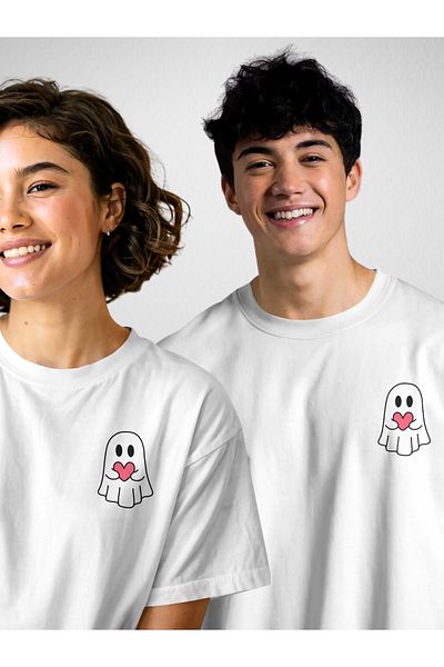 Etiole Studio Boo - Dear Combination |   Oversize T-Shirt |   Double Combination T-Shirt