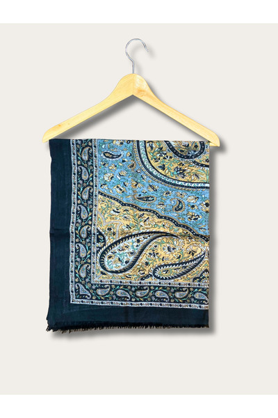 MODA Nûda - Indian Silk Voile Shawl Brown-Black