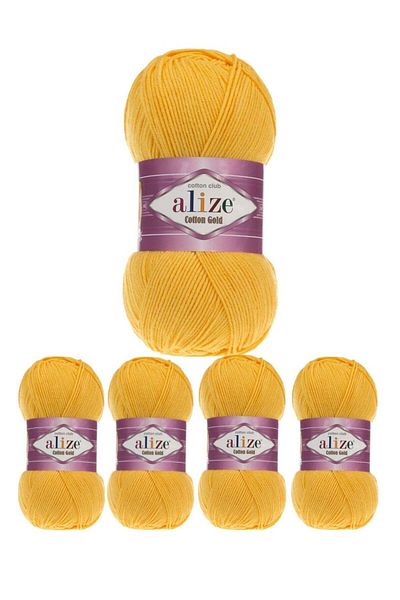 Alize Cotton Gold Threads, 5 Pieces