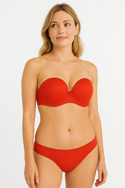 enmodaiçgiyim Strapless Silicone Adhesive Unpadded Bra – 3 Strap Options