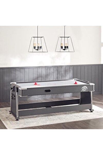 ALBADER طاولة بلياردو متعددة الاستخدامات 4 في 1، بطول 7 أقدام، + طاولة هوكي هوائي + طاولة تنس + طاولة طعام