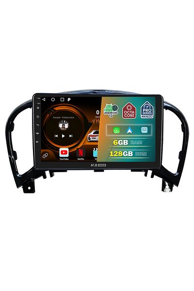 MaxTech Navigatie Nissan Juke 2010-2014 dedicata, 6 GB Ram 128 GB Rom OctaCore, Carplay & Android auto, 9”