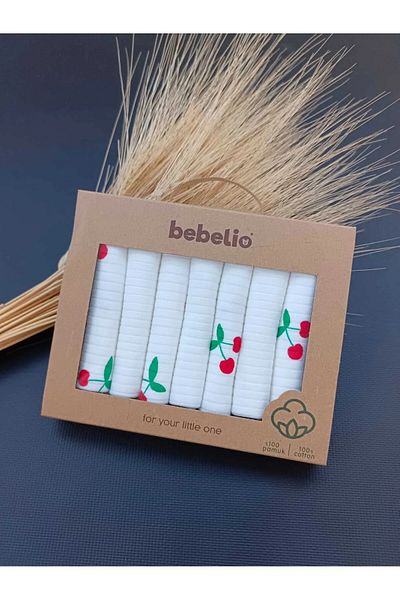 Bilge Trend Baby Mouth Wipes 100% Cotton Combed with Report - Cherry