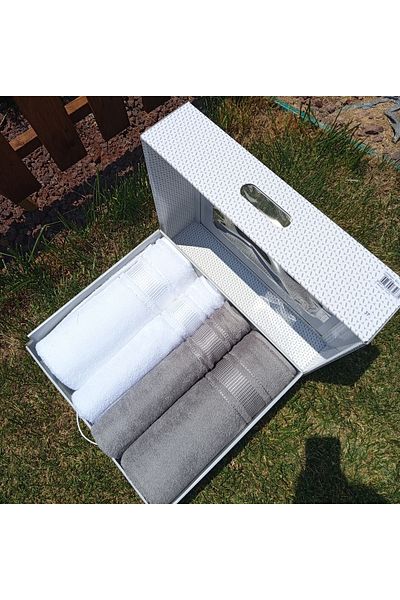 Özdilek Özdilek 4 Piece Colourist Best Set (Turkish Bath Set) 100% Cotton