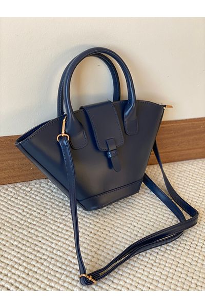 Bagzone Luxury Soft Leather Textured Triangle Shape Women's Shoulder Bag