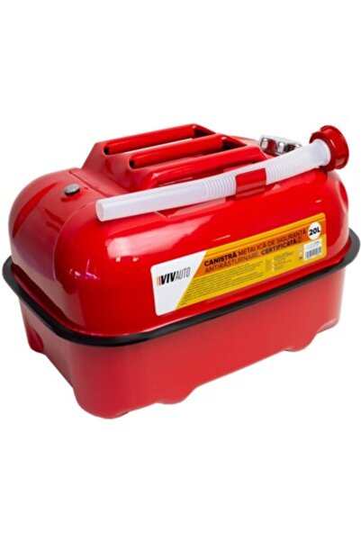 Xenon Bright Canistră metalică de siguranță anti-tapie cu pâlnie, 20L