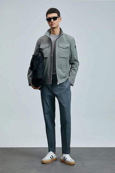 Lufian Plus Slim Fit Ανδρικό Πράσινο Παντελόνι Chino (111190339)