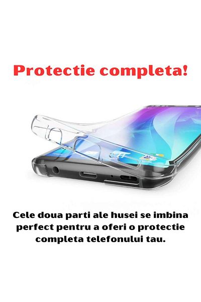 OEM Husă din silicon 360 (față+spate) pentru Huawei P30 Pro - Transparentă
