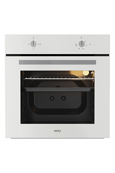 Esty AEF6601W04 ESTY 60 CM BEYAZ STATİK ANKASTRE FIRIN