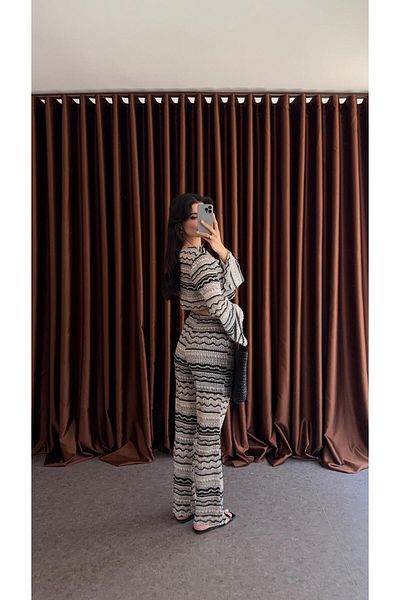 HAZELANNA Fishnet Lace Suit